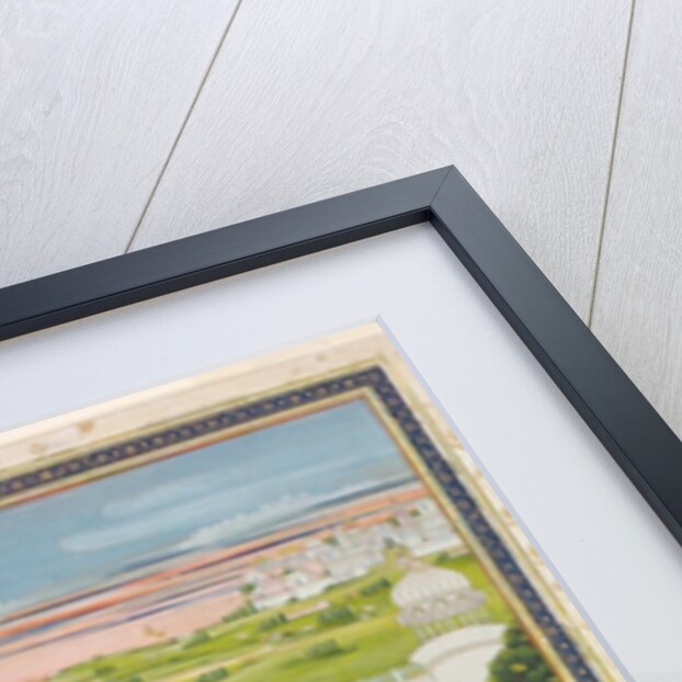 Radha and Krishna with attendants. Jaipur, India, 19th century by Unknown