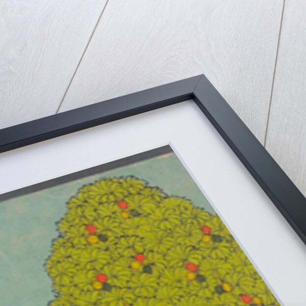 A man throwing stones at a mango tree. Bundi, India, 19th century by Unknown