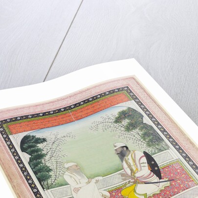 Lehna Singh Majithia receiving petitions. Punjab, India, 19th century by Unknown