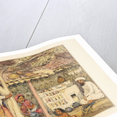 A bangle-seller in his shop by William Carpenter