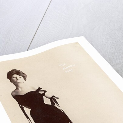 Camille Clifford as a Gibson Girl by Anonymous
