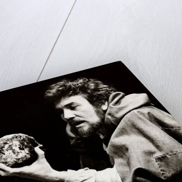 Albert Finney in William Shakespeare's Hamlet at the National Theatre by Anthony Crickmay
