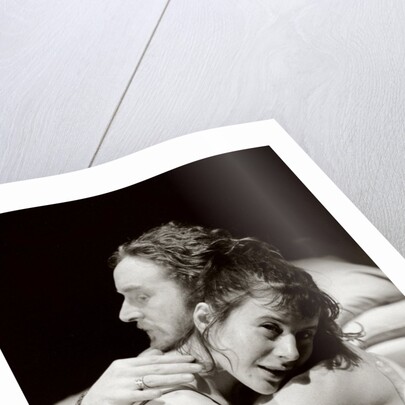 Tony Curran and Monica Dolan in Rebecca GilmanÆs The Glory of Living at Royal Court Theatre by Graham Brandon