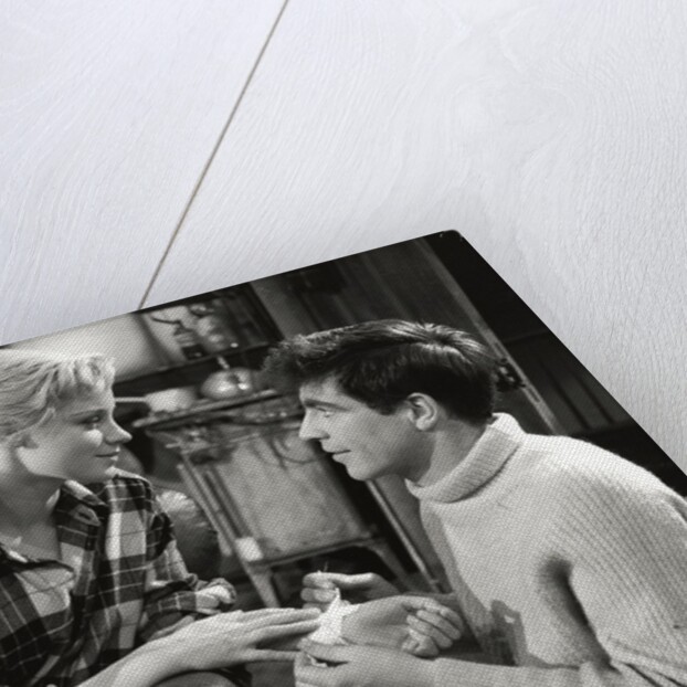 Alan Bates and Mary Ure in John Osborne's Look Back in Anger at the Royal Court Theatre by Houston Rogers