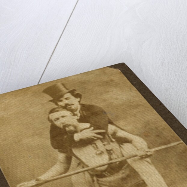 Charles Blondin carrying Mrs Blondin by Anonymous