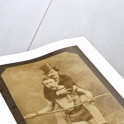 Charles Blondin carrying Mrs Blondin by Anonymous