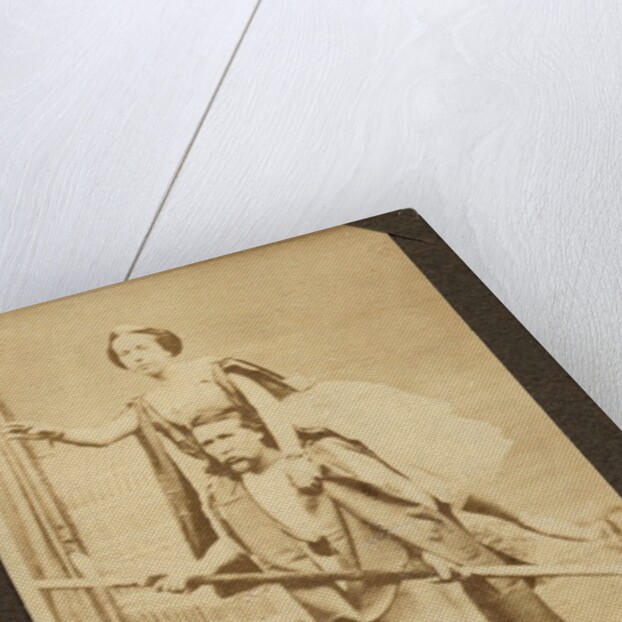 Charles Blondin carrying his manager Harry Colcord by Anonymous