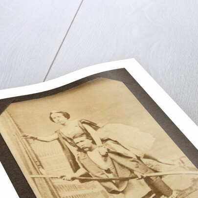 Charles Blondin carrying his manager Harry Colcord by Anonymous