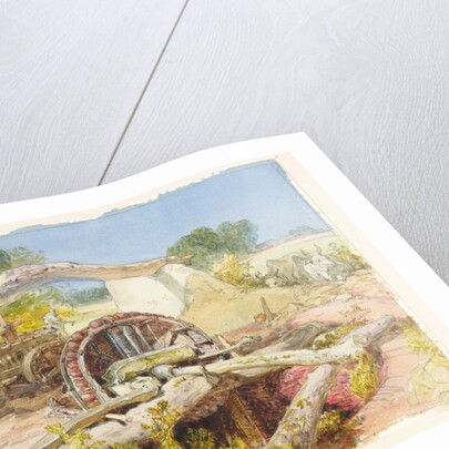 Persian Water Wheel by William Simpson