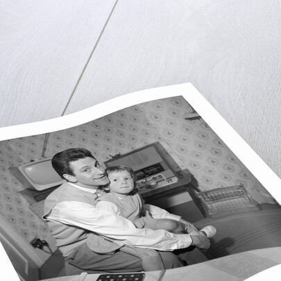 Lonnie Donegan with his daughter by Harry Hammond