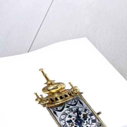 Miniature clock. Augsburg, Germany, early 18th century by Unknown