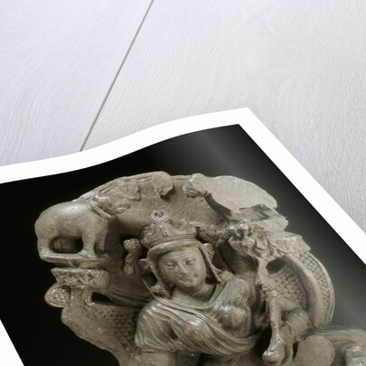 Enthroned figure of Hariti by Unknown