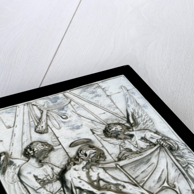Christ tended by two angels after the Flagellation. Belgium, 17th century by Unknown