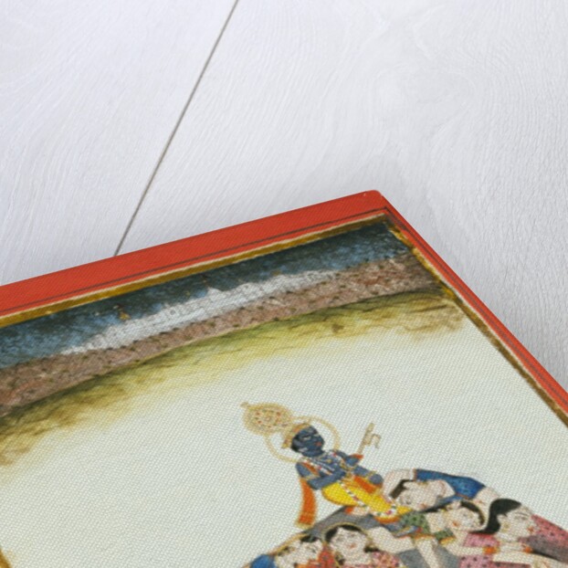 Man on an anthropomorphic elephant. India, 18th century by Unknown