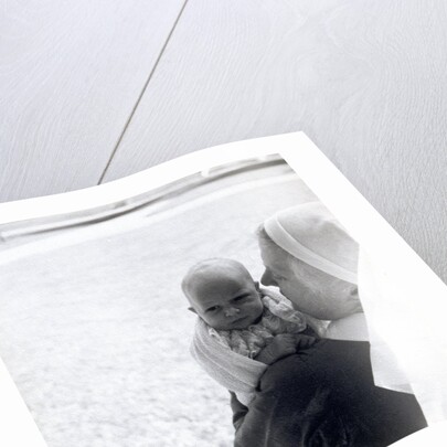 Princess Anne and her nanny at Clarence House by Cecil Beaton