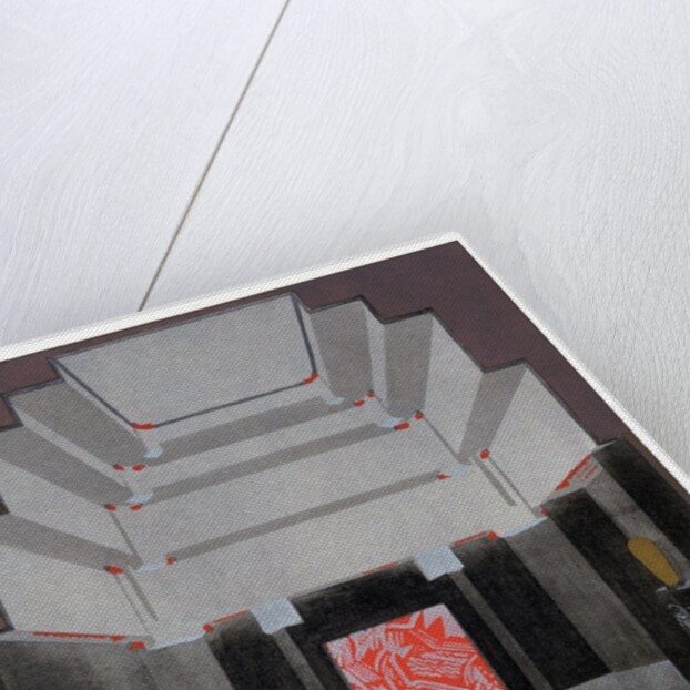 Fumoir en Laque by Jean Dunand