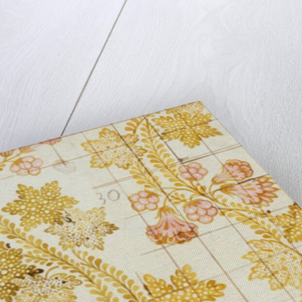 Design for a woven silk by James Leman