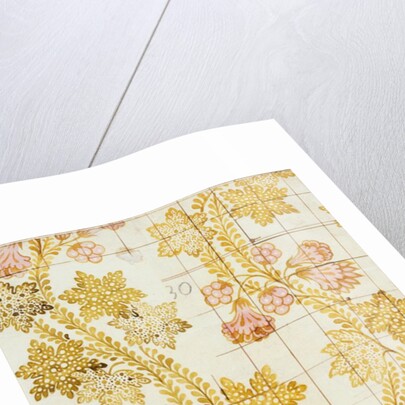 Design for a woven silk by James Leman