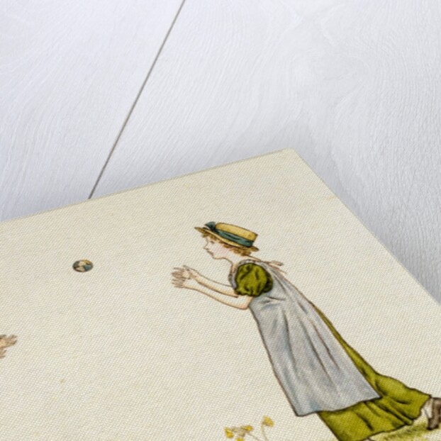 Children playing by Kate Greenaway