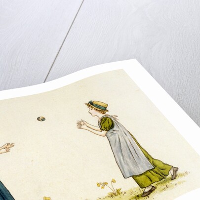 Children playing by Kate Greenaway