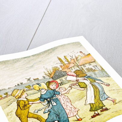Children playing by Kate Greenaway