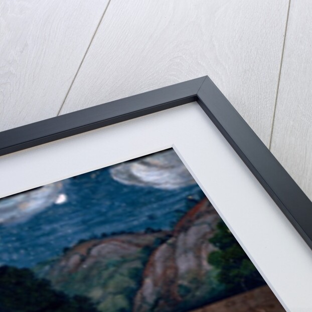 A prince and ladies visiting a female ascetic at night by Unknown