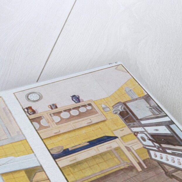 Détails d'une Cuisine from Intérieurs en couleurs by Madeleine Sougez