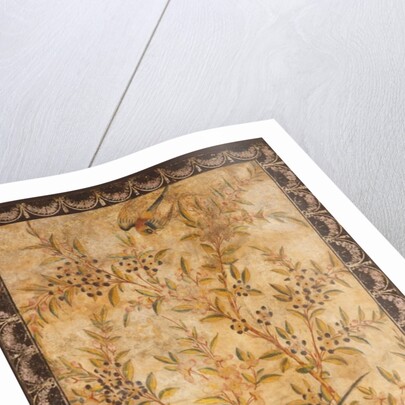 Chinoiserie Wallpaper Panel. Wotton-under-Edge, England, mid-18th century by Unknown