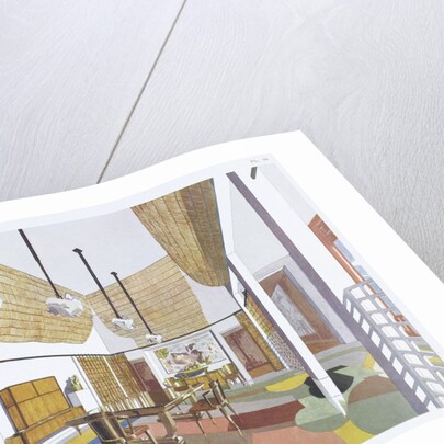 Salle à Manger dans une Habitation Coloniale from Intérieurs en couleurs by Pierre Chareau