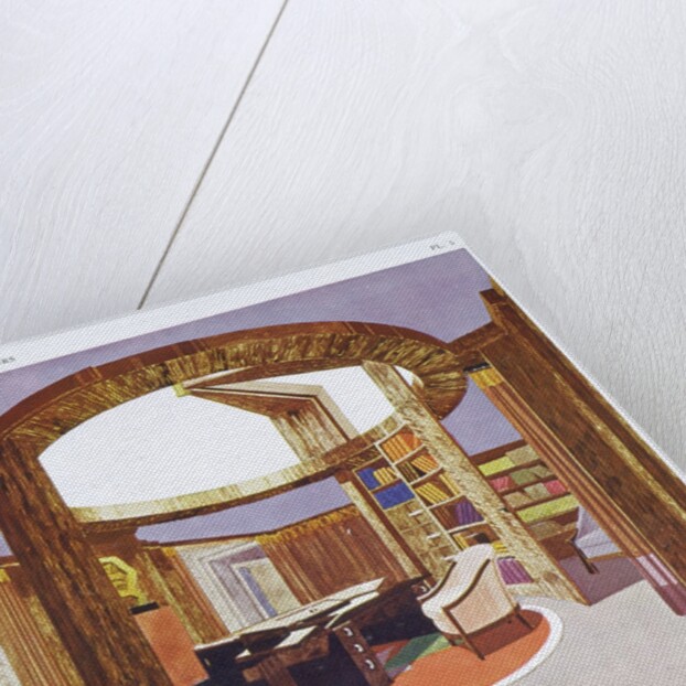 Hall from Intérieurs en couleurs by Madame B-J Klotz