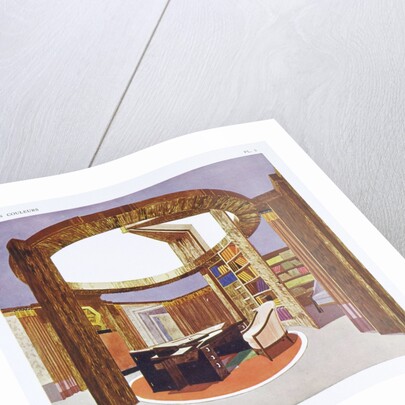 Hall from Intérieurs en couleurs by Madame B-J Klotz