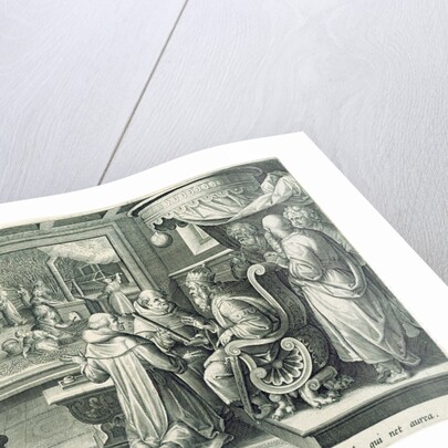 Ser, Sive Sericus Vermis by Phillipe Galle and Theodor Galle