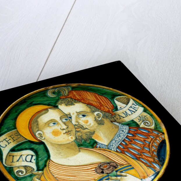 Dish. Deruta, Italy, mid-16th century by Giacomo Mancini