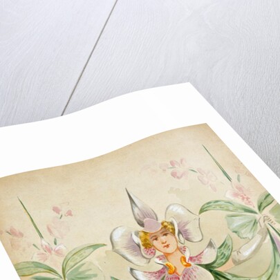 Costume design for a female Orchide by Attilio Comelli