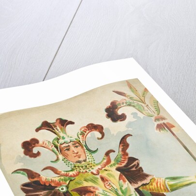 Costume design for a male Orchide by Attilio Comelli