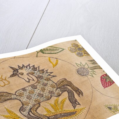 Cover, detail of a horse. England, early 17th century by Anonymous
