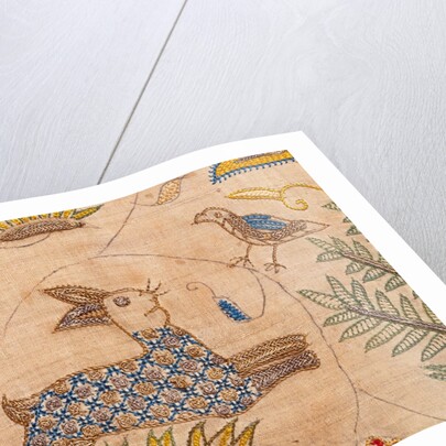 Cover, detail of a running rabbit. England, early 17th century by unknown