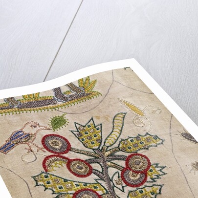 Embroidered cover by unknown