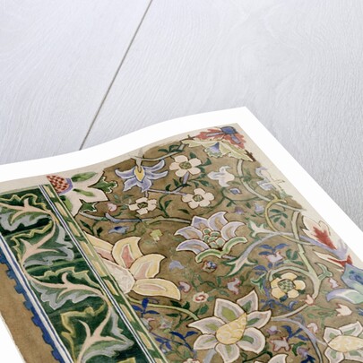 Carpet Design, detail by William Morris