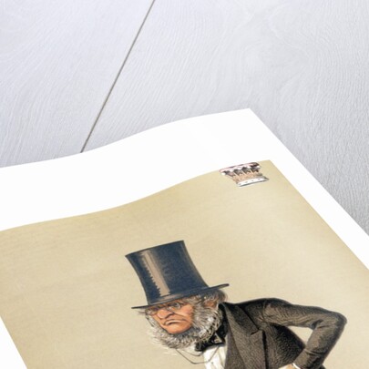 Earl of Derby, portrait by Apey. London, England, 1869 by Anonymous
