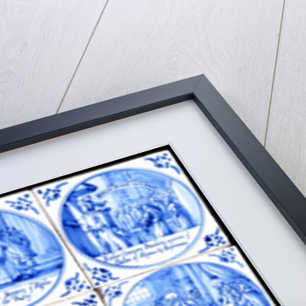 Nine tiles depicting the Popish Plot. London, England, late 17th century by Jan Ariens van Hamme