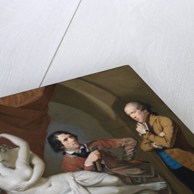 Antonio Canova in his studio by Hugh Douglas Hamilton