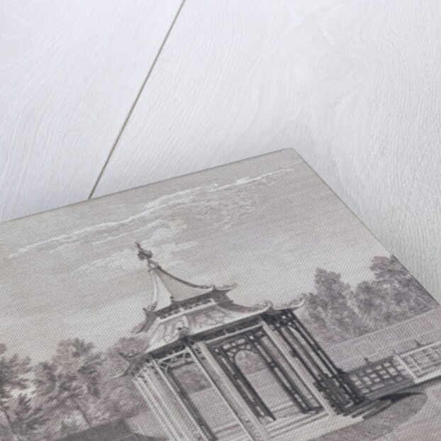 A View of the Menagerie and its Pavilion at Kew by T. Sandby