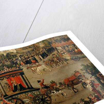 Procession of the Ommeganck at Brussels in 1615, detail by Denis Van Alsloot