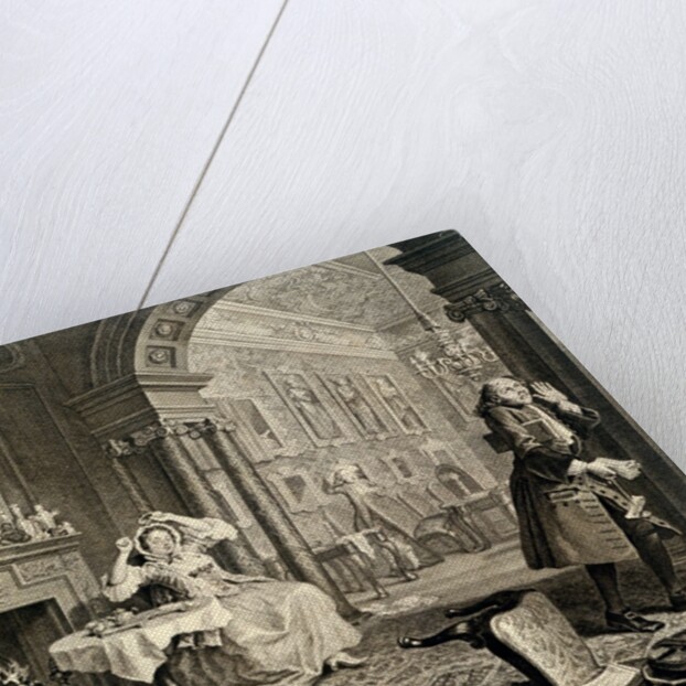 Marriage a la Mode, Plate II by Bernard Hogarth