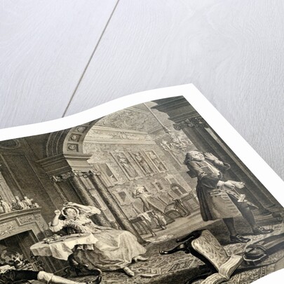Marriage a la Mode, Plate II by Bernard Hogarth