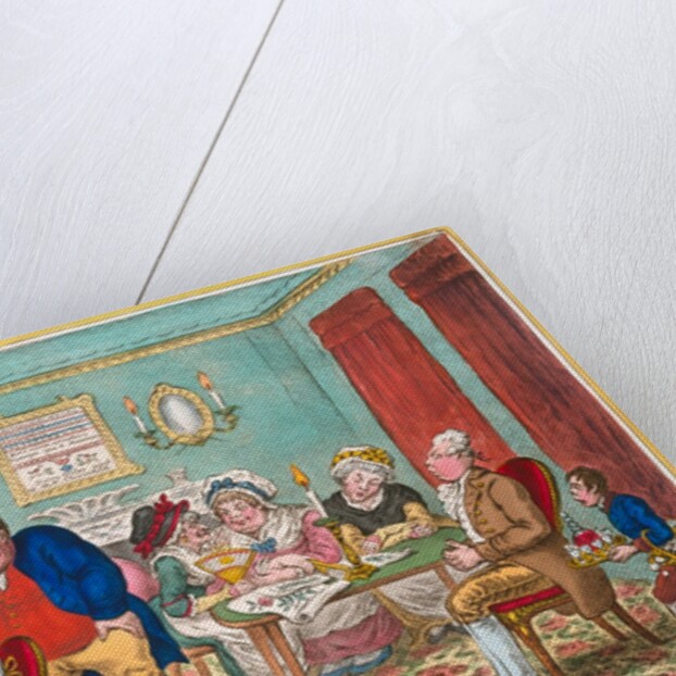 Farmer Giles and wife showing off their daughter Betty by James Gillray