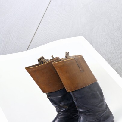 Pair of Top Boots. Great Britain, 1840s. by Unknown