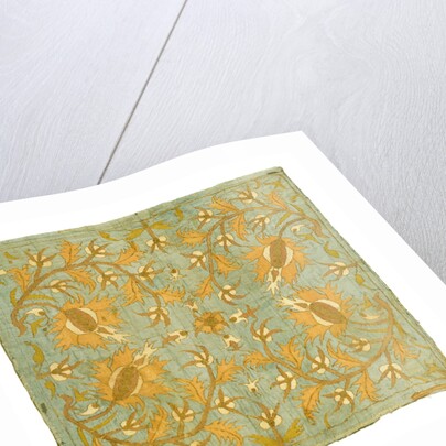 Silk embroidered cover by Unknown