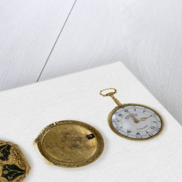 Watch outer case, watch inner case and clock watch, Markwick & Markham. London, England, mid-18th century by Unknown
